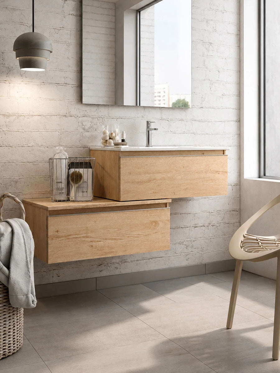Toscana Bamboo Floating Shelf 795 x 450 x 315mm
