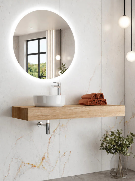 Soria Bamboo Floating Shelf 1200 x 450 x 120mm