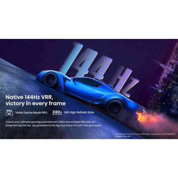 Hisense 100" 4K 144HZ QLED Gaming TV - 100Q7Q