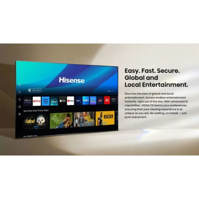 Hisense 100" 4K 144HZ QLED Gaming TV - 100Q7Q