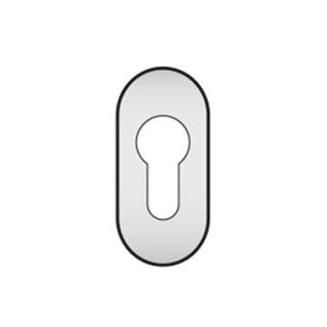 QS Escutcheon Cylinder Narrow Only per Pair