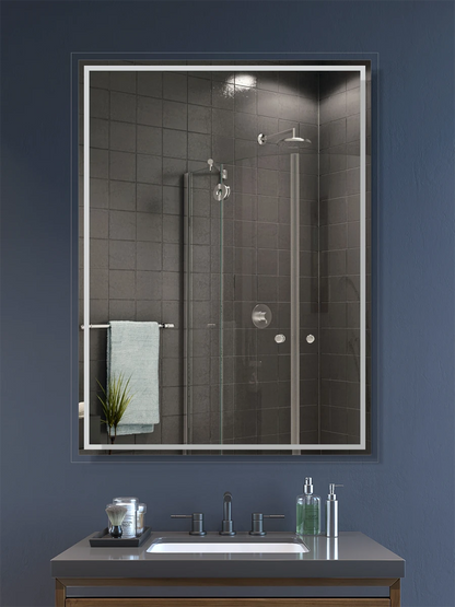 Affirmations Ocean Mist Plain Mirror 30 x 600 x 800mm