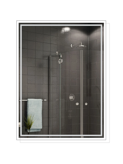 Affirmations Ocean Mist Plain Mirror 30 x 600 x 800mm