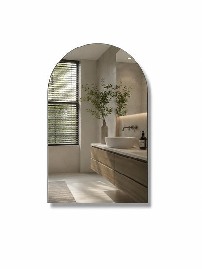 Affirmations Chapel Arch Plain Mirror 800 x 500mm