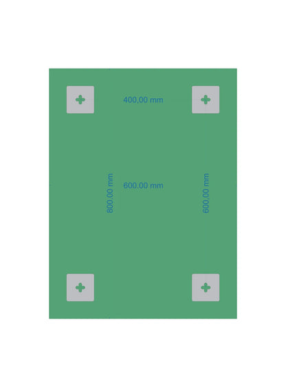 Affirmations Crystal View Rectangular Plain Mirror 600 x 800mm