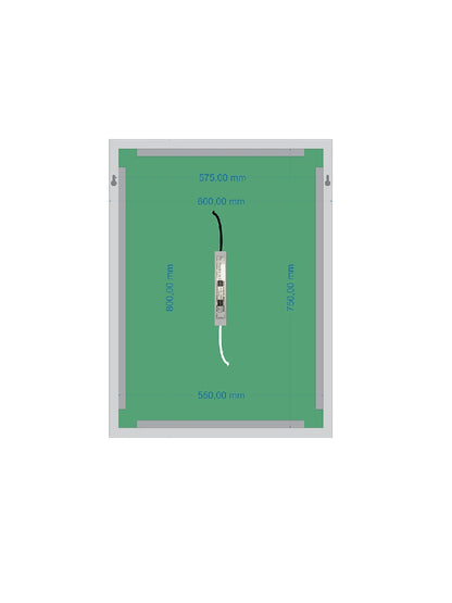 Affirmations Infinity Glow LED Mirror 600 x 800mm