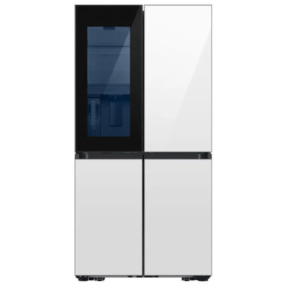 Samsung 704l White Bespoke French Door Fridge With Bespoke See-Thru Door And Beverage Centre - RF71DB975012FA
