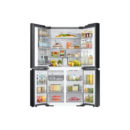 Samsung 704l White Bespoke French Door Fridge With Bespoke See-Thru Door And Beverage Centre - RF71DB975012FA