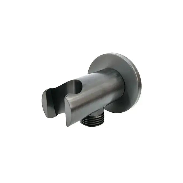 Meissen CP Wall Outlet Round + Bracket Gun Metal