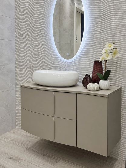 Wave Modular Bathroom Vanity 1100 x 490 x 538mm