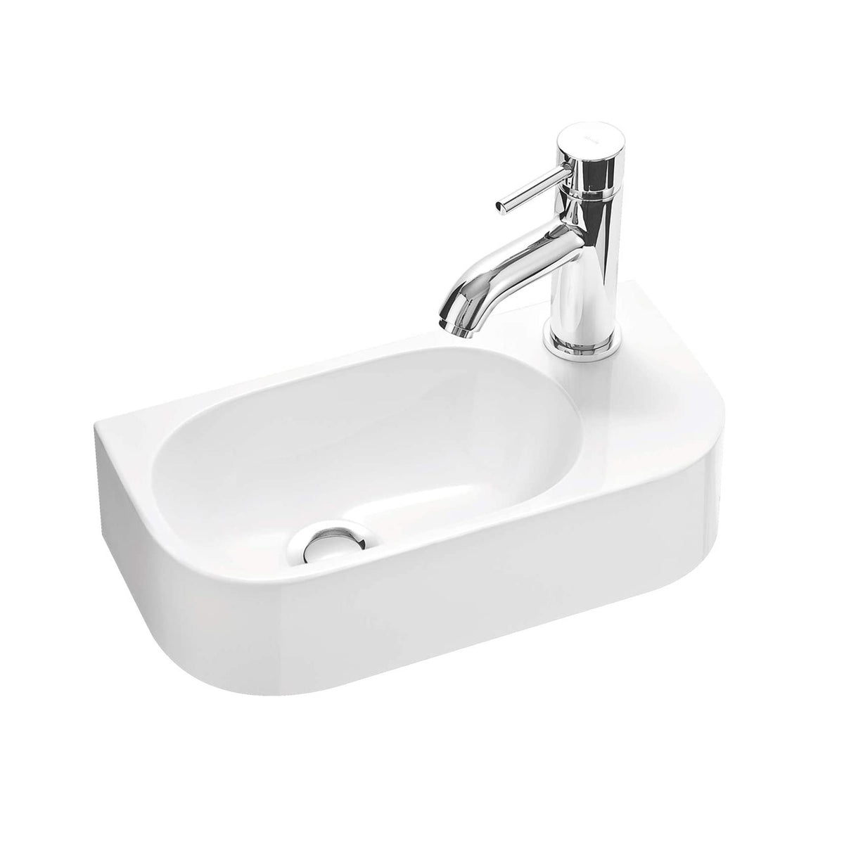 Basin Flavio W/h Duralux 400x215mm