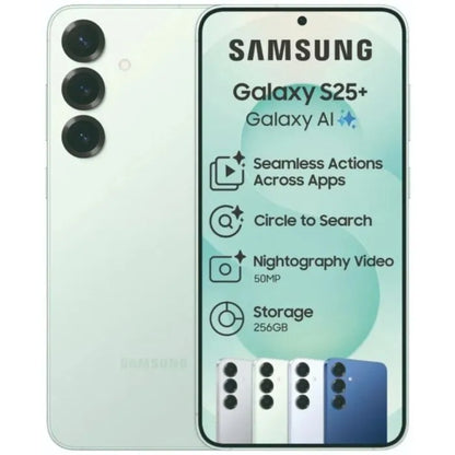 Samsung Galaxy S25+ 256GB Mint - SM-S936BLGIAFA