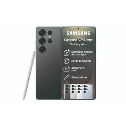Samsung Galaxy S25 Ultra 256GB Titanium Black - SM-S938BZKIAFA
