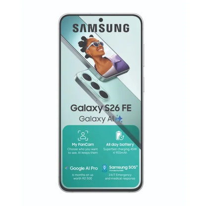 Samsung Galaxy S26FE Pistachio 256GB Smartphone - SM-S741BLGVAFA