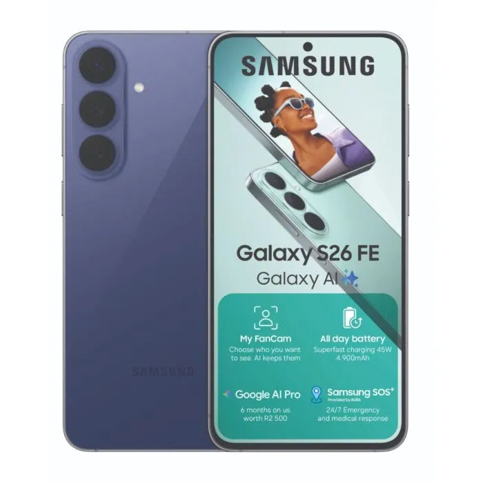 Samsung Galaxy S26FE Blueberry 128GB Smartphone - SM-S741BZVUAFA