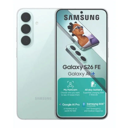 Samsung Galaxy S26FE Pistachio 256GB Smartphone - SM-S741BLGVAFA