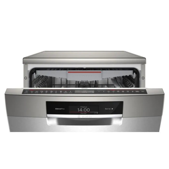 Bosch Series 8 Freestanding Dishwasher 60 cm Silver-inox - SMS8ECI02Z