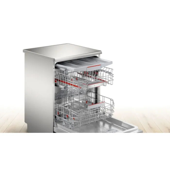 Bosch Series 8 Freestanding Dishwasher 60 cm Silver-inox - SMS8ECI02Z