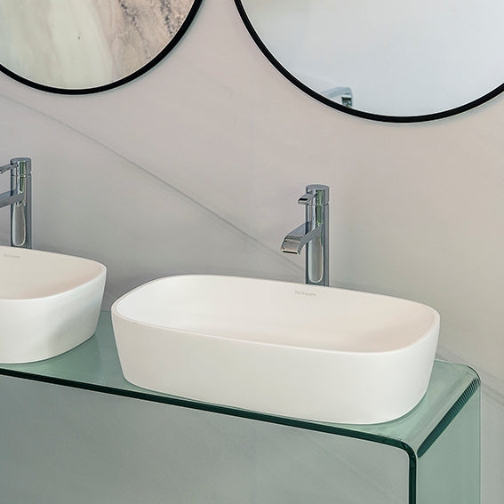 DADOquartz Dado Sovereign Basin Gloss White 560x365mm