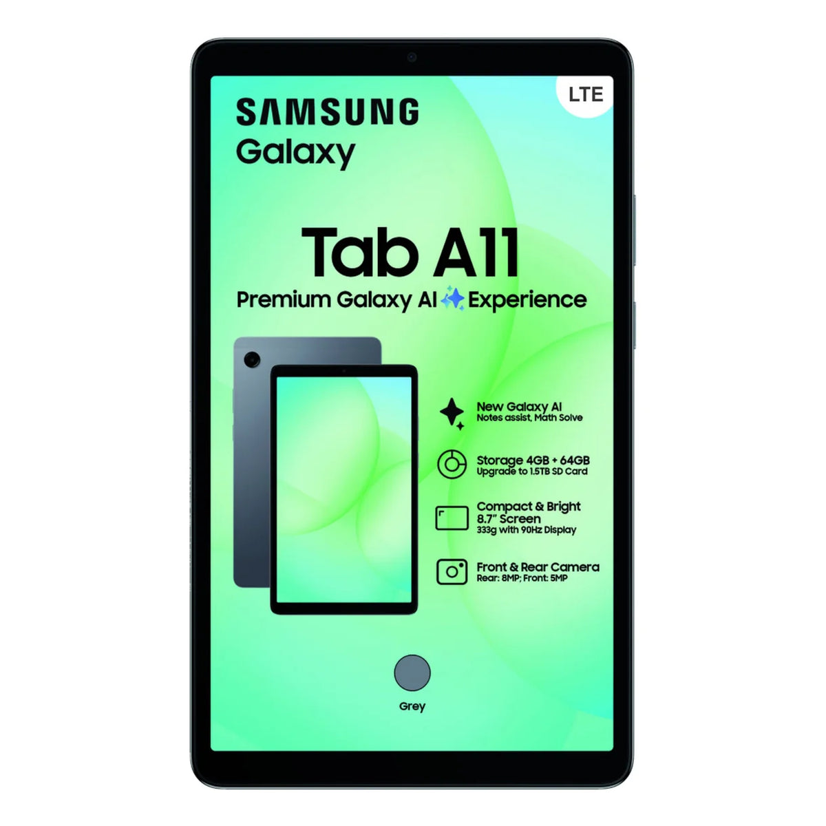 Samsung Galaxy Tab A11 8.7" Wi-Fi | LTE 64GB - Grey
