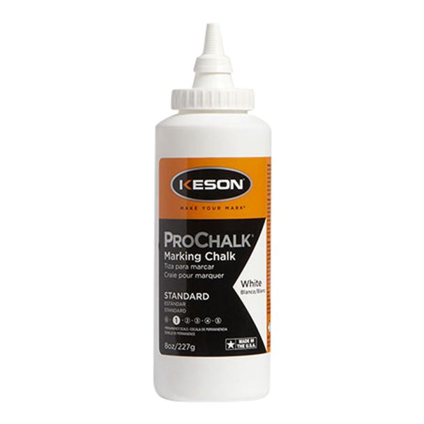 KESON ProChalk Marking Chalk Standard White (227 G)