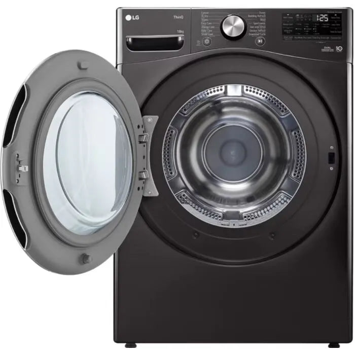 LG 18KG Black Steel Dryer - RH18U8JVCW