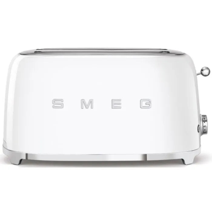 Smeg 4 Slice White Toaster - TSF02WHEU