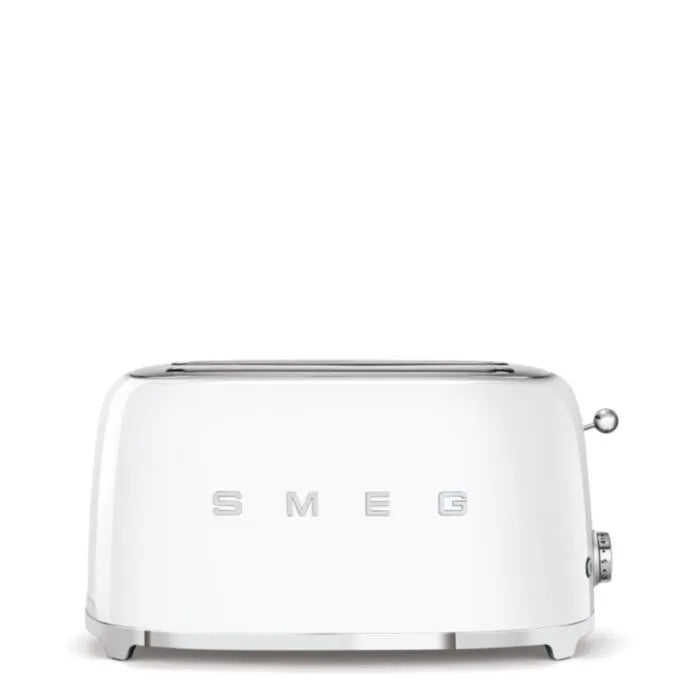 Smeg 4 Slice White Toaster - TSF02WHEU