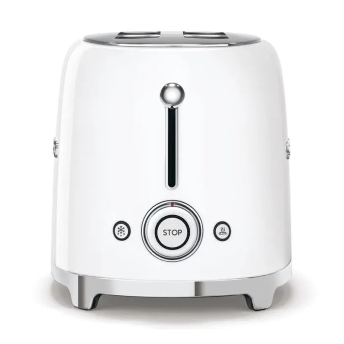 Smeg 4 Slice White Toaster - TSF02WHEU