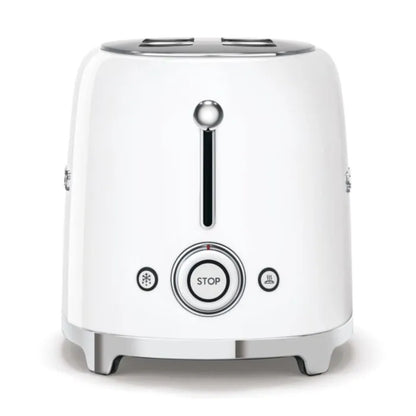 Smeg 4 Slice White Toaster - TSF02WHEU