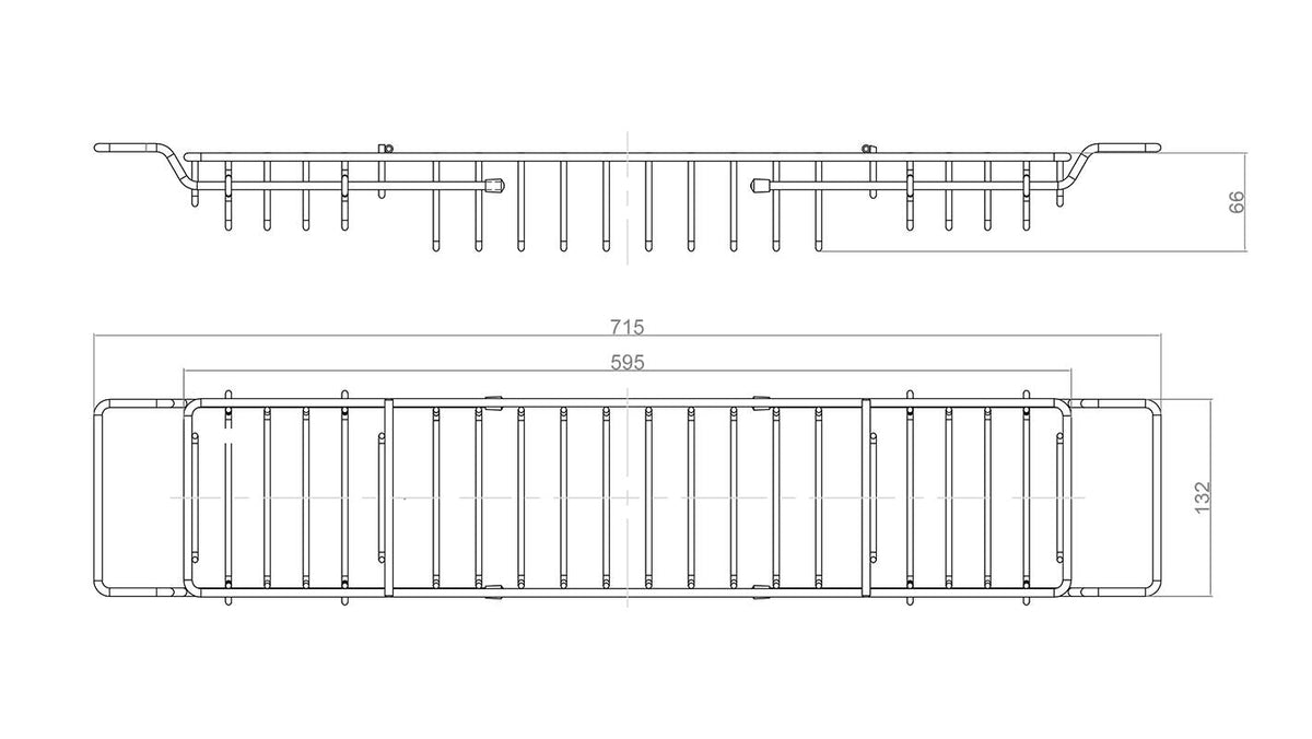Stainless Steel Bath Organiser