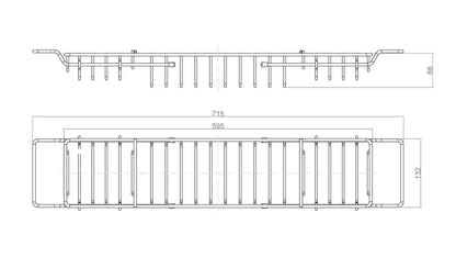 Stainless Steel Bath Organiser