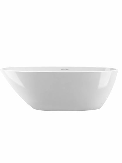 Victoria & Albert Angelica Gloss White Freestanding Bath 1682 x 762 x 553mm