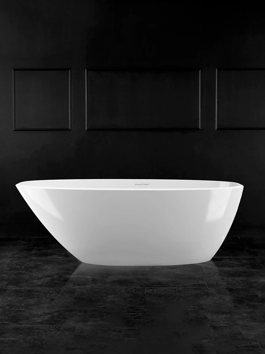Victoria & Albert Angelica Gloss White Freestanding Bath 1682 x 762 x 553mm