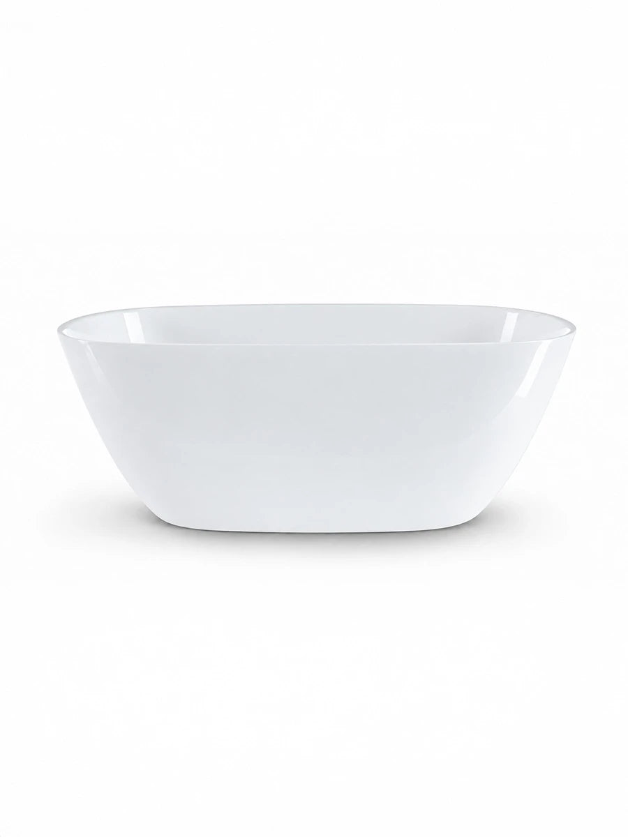 Victoria & Albert Lussari 1 Gloss White Freestanding Bath 1540 x 700 x 550mm