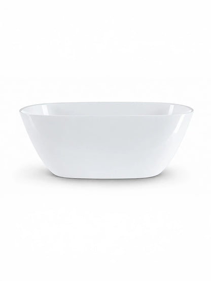 Victoria & Albert Lussari 1 Gloss White Freestanding Bath 1540 x 700 x 550mm