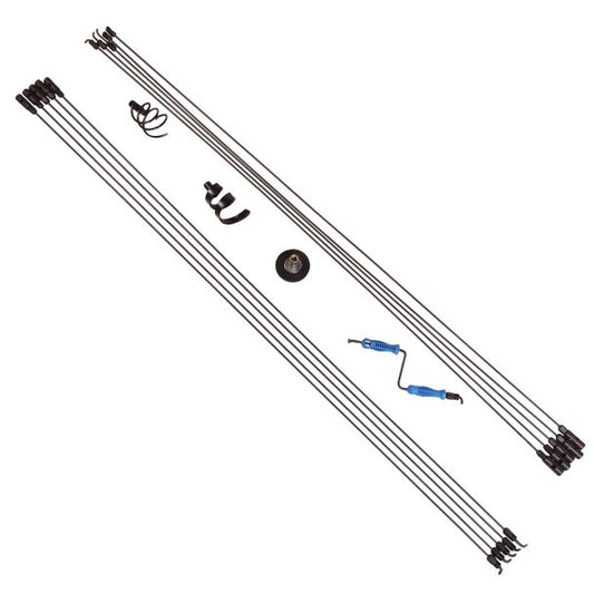 MAC AFRIC DRAINMAN SA Plumbers Drain Rod Set (8 MM) with Rubber Plunger