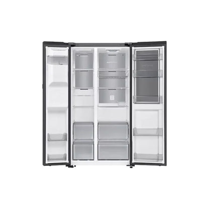 Samsung 609l Black Side By Side Food Showcase Bespoke AI With SmartThings - RS80F64G2FFA