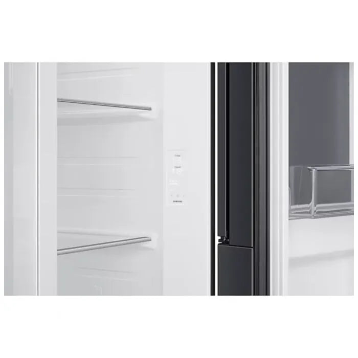 Samsung 609l Black Side By Side Food Showcase Bespoke AI With SmartThings - RS80F64G2FFA