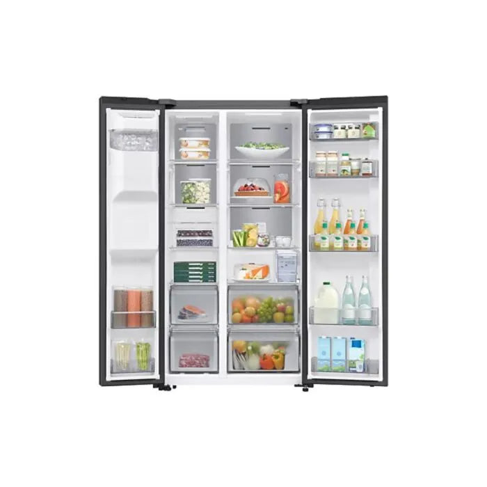 Samsung 617l Black Side By Side Bespoke AI With SmartThings - RS70F65K2FFA