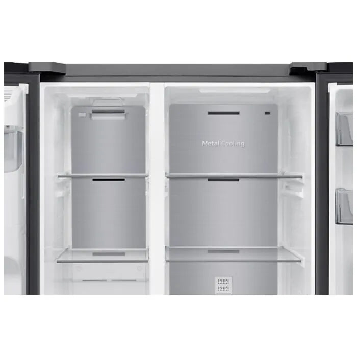 Samsung 617l Silver Side By Side Bespoke AI With SmartThings - RS70F65K2