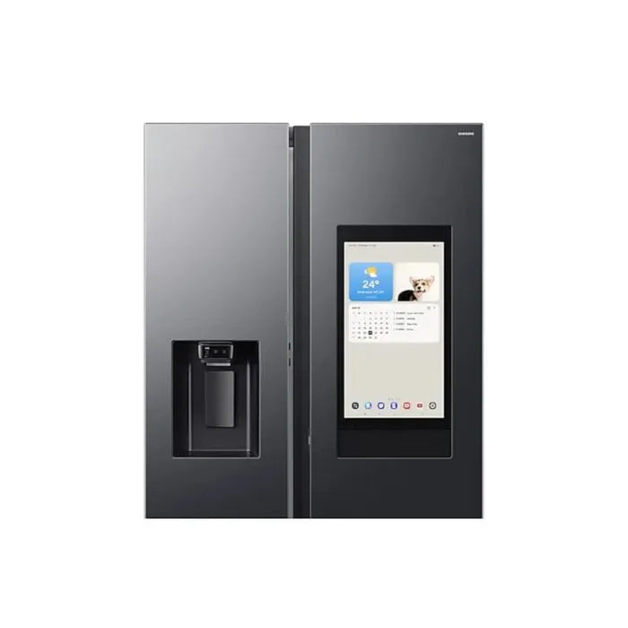 Samsung 594l Black Side By Side Family Hub Bespoke AI With SmartThings - RS90F64A2