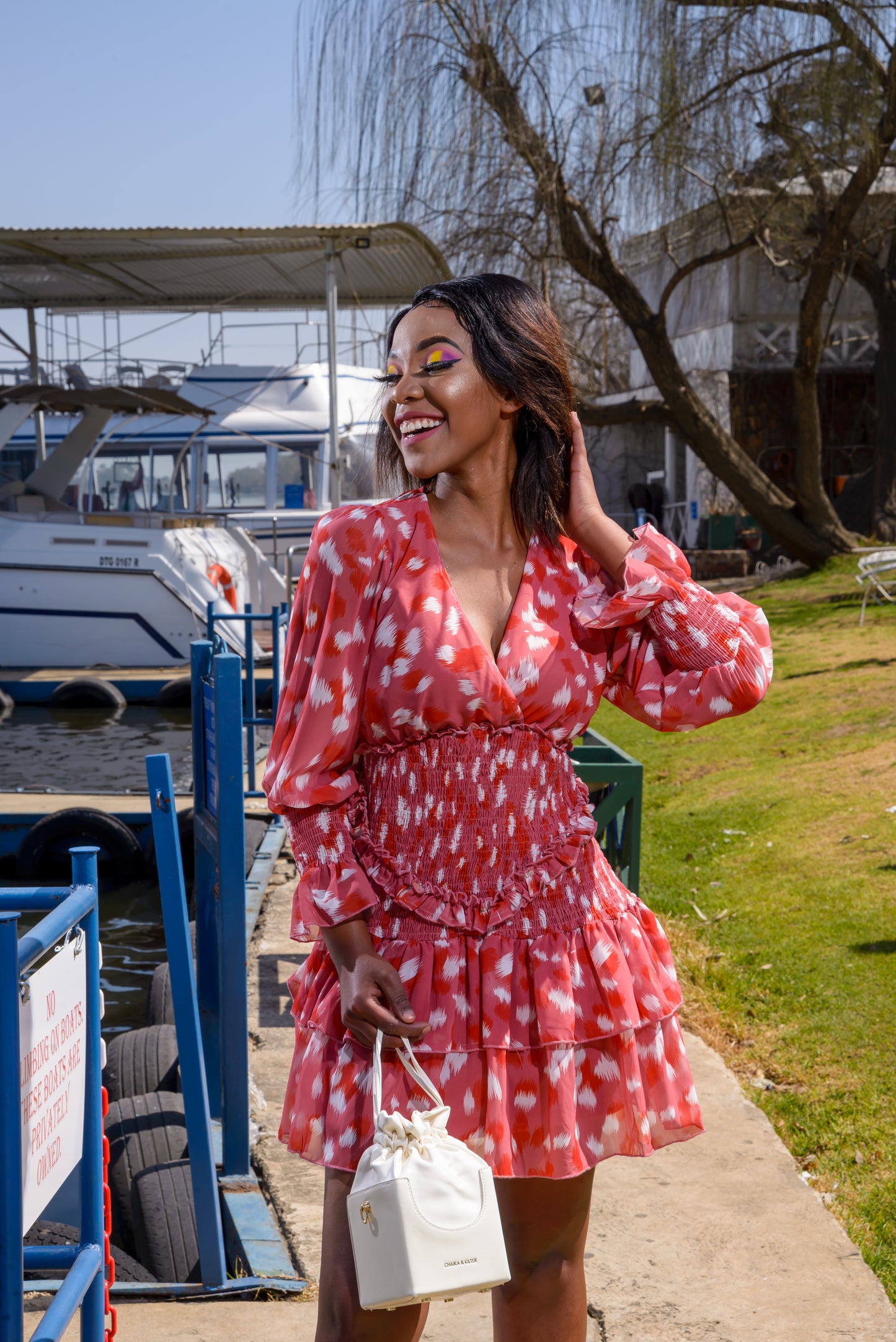 Ladies Dress, Frills and Flounces