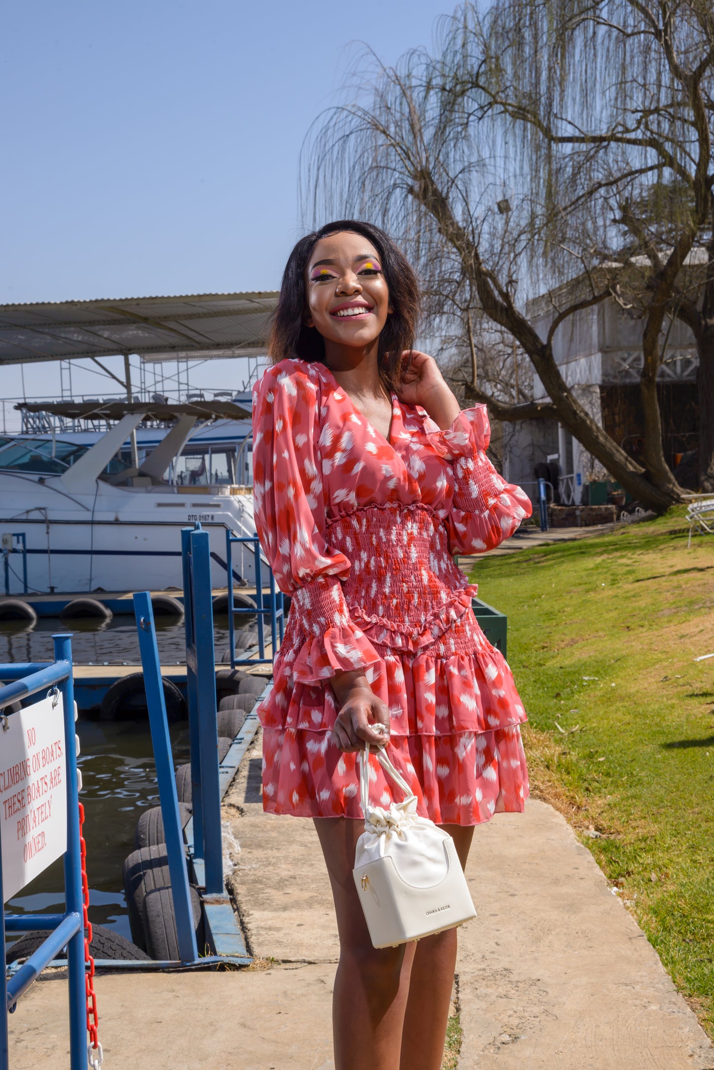 Ladies Dress, Frills and Flounces