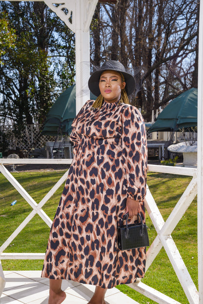 Animal print Maxi Dress