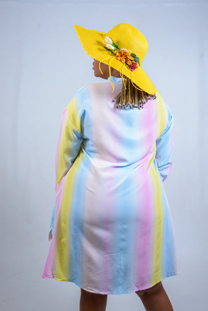 Kaftan Button-up Dress