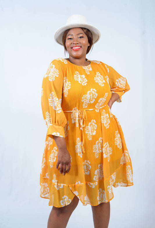 Pleated Summer Dress