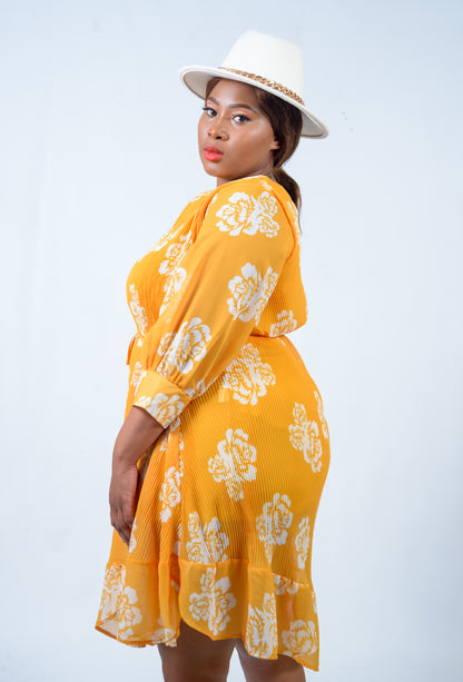 Pleated Summer Dress