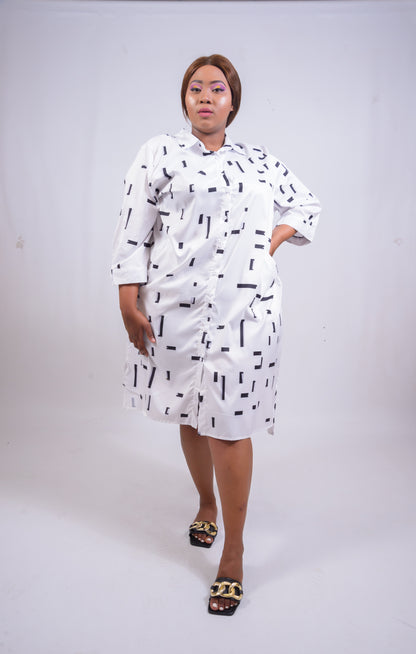 Ladies Shirt Dress