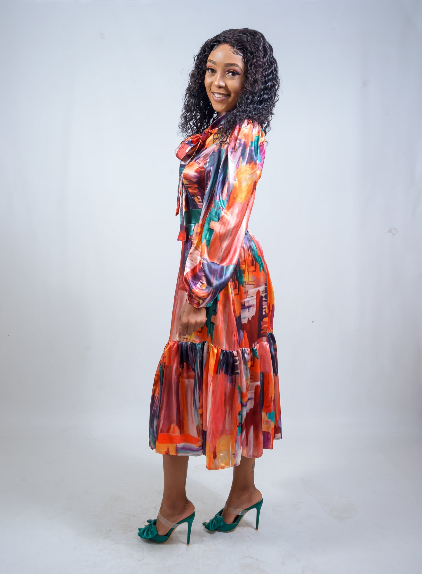 Ladies High Neck Dress